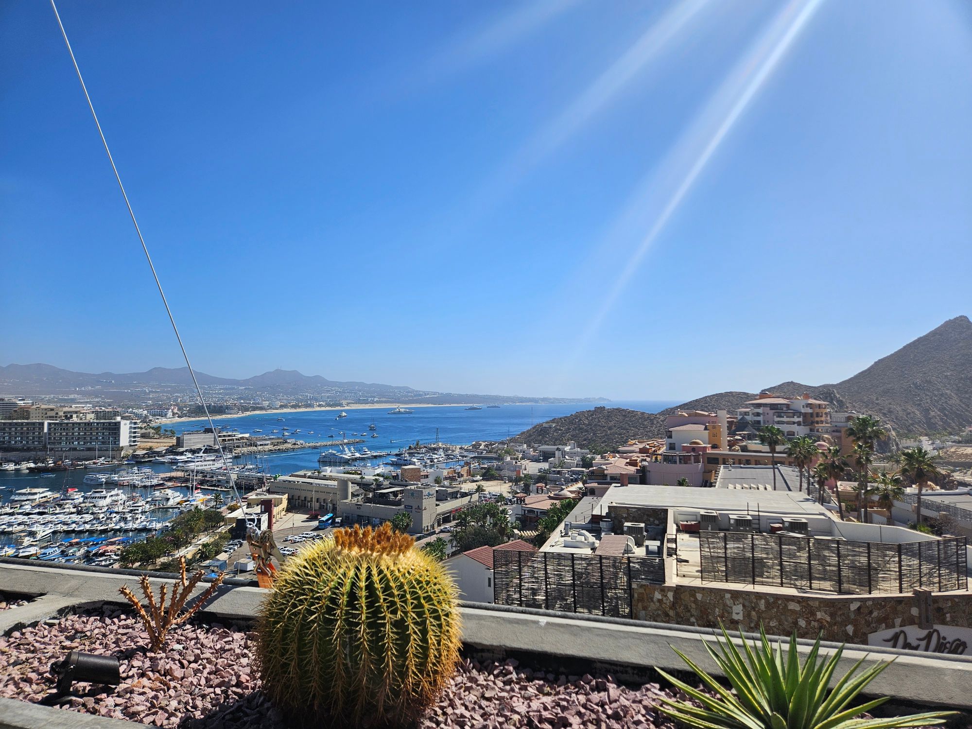 View over the Cabo San Lucas marina from Sandos Finisterra